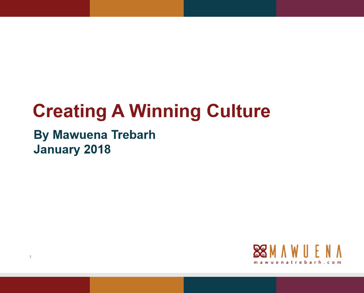 Creating A Winning Culture